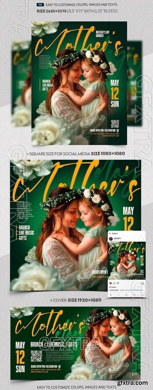 Mothers Day Flyer - Premium Flyer template (PSD)