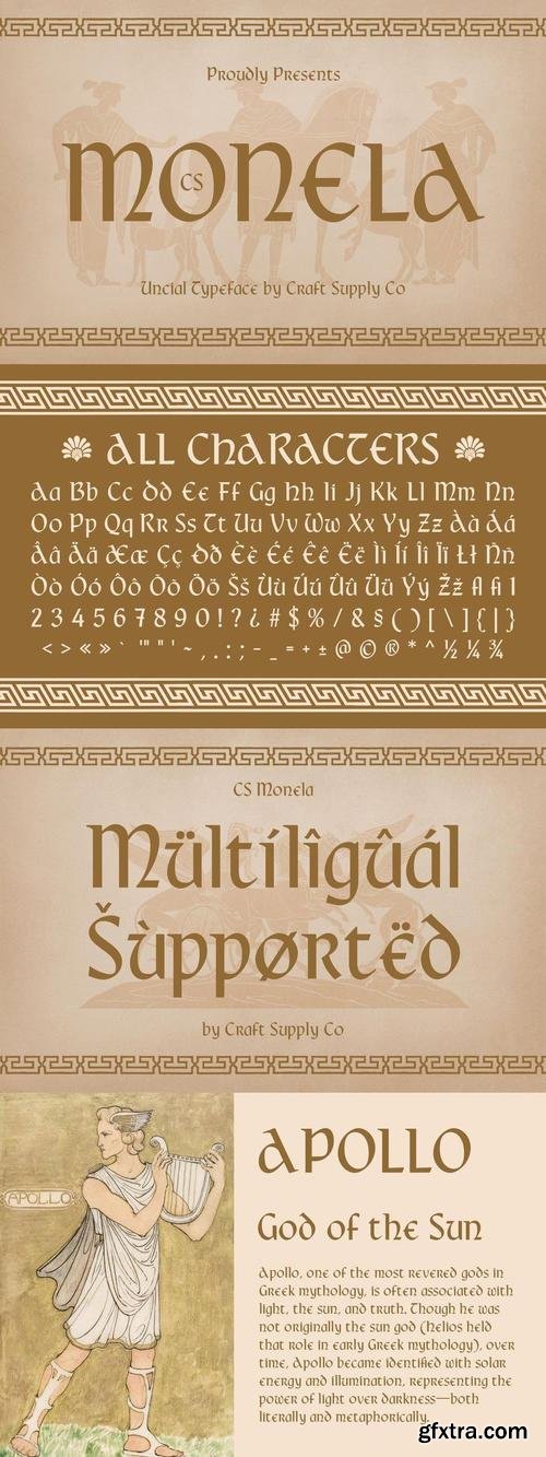 Monela - Uncial Font