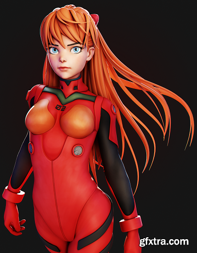 Gumroad - Asuka - Character Creation In Blender