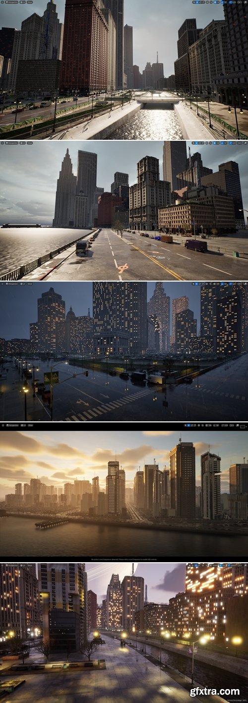 Fab - Interactive Procedural City Generator (UE 5.1+)