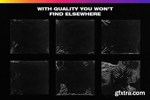 Creativemarket - 4K Plastic Wrap Textures Volume 2