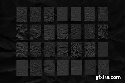 Creativemarket - 8K Destroyed Black Paper Textures - 4064266
