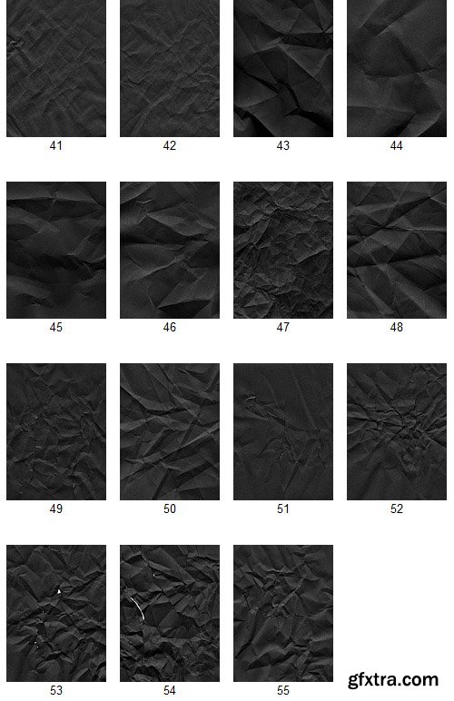 Creativemarket - 8K Destroyed Black Paper Textures - 4064266