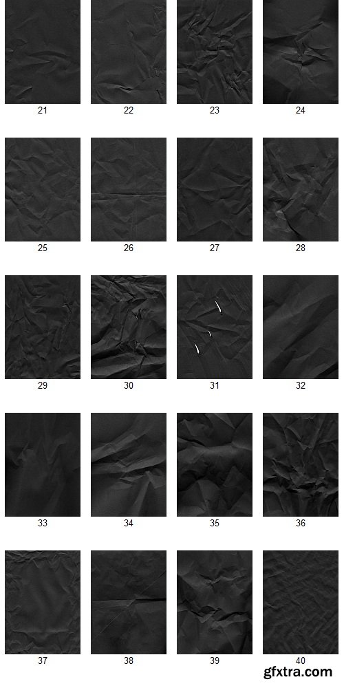 Creativemarket - 8K Destroyed Black Paper Textures - 4064266