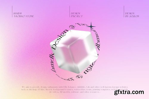 Frosted Glass Basic Shapes 03