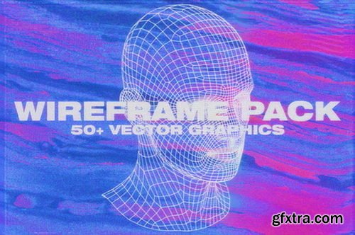 Creativemarket - Wireframe Pack - 50+ Graphics