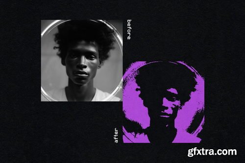 Pixelated Dithered Effect