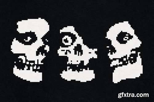 Pixelated Dithered Effect