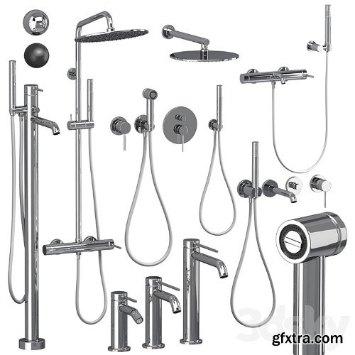 3dsky Pro - Gattoni Circle Two shower and faucet set