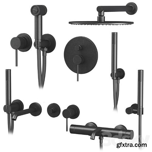 3dsky Pro - Gattoni Circle Two shower and faucet set