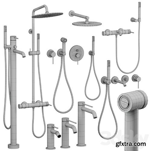 3dsky Pro - Gattoni Circle Two shower and faucet set