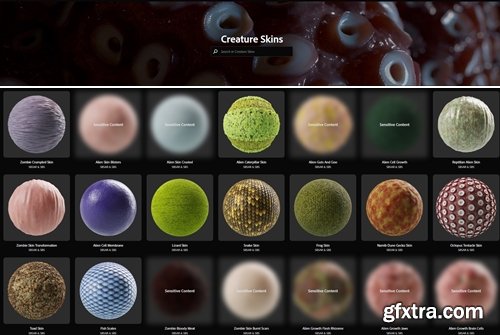 Substance 3D Assets - Creature skins