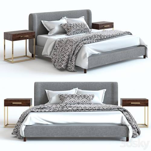'3dsky Pro - Pottery Barn Rochella Bed'