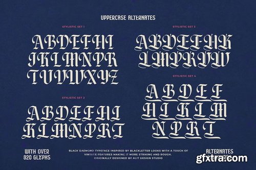 CreativeMarket - Black Deamond Typeface