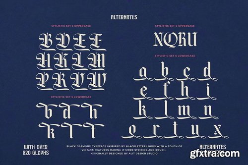 CreativeMarket - Black Deamond Typeface