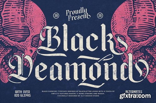 CreativeMarket - Black Deamond Typeface