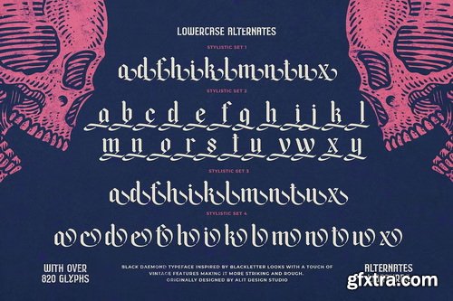 CreativeMarket - Black Deamond Typeface