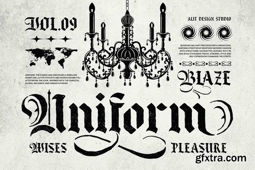 CreativeMarket - Black male Typeface