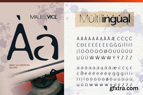 CreativeMarket - Malevice Inkbleed Font