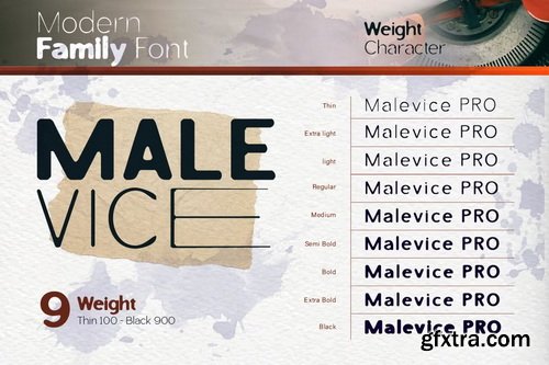 CreativeMarket - Malevice Inkbleed Font