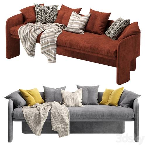 '3dsky Pro - Sofa milo baughman'