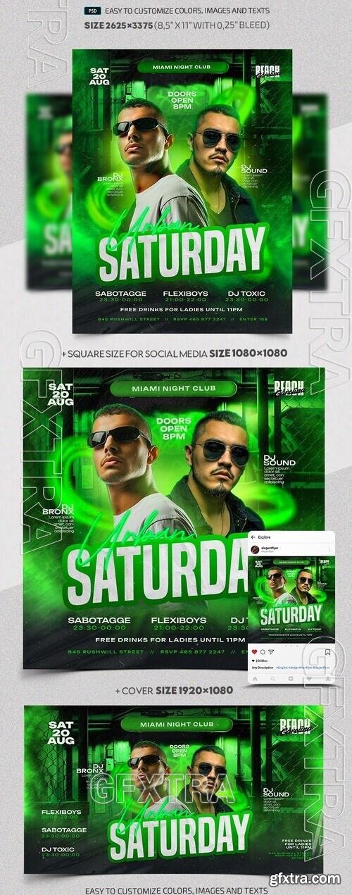 Urban Saturday - Premium Flyer template (PSD)
