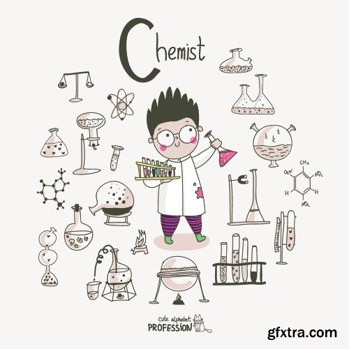 Science Infographics 25xEPS