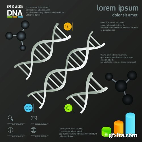 Science Infographics 25xEPS