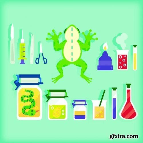 Science Infographics 25xEPS