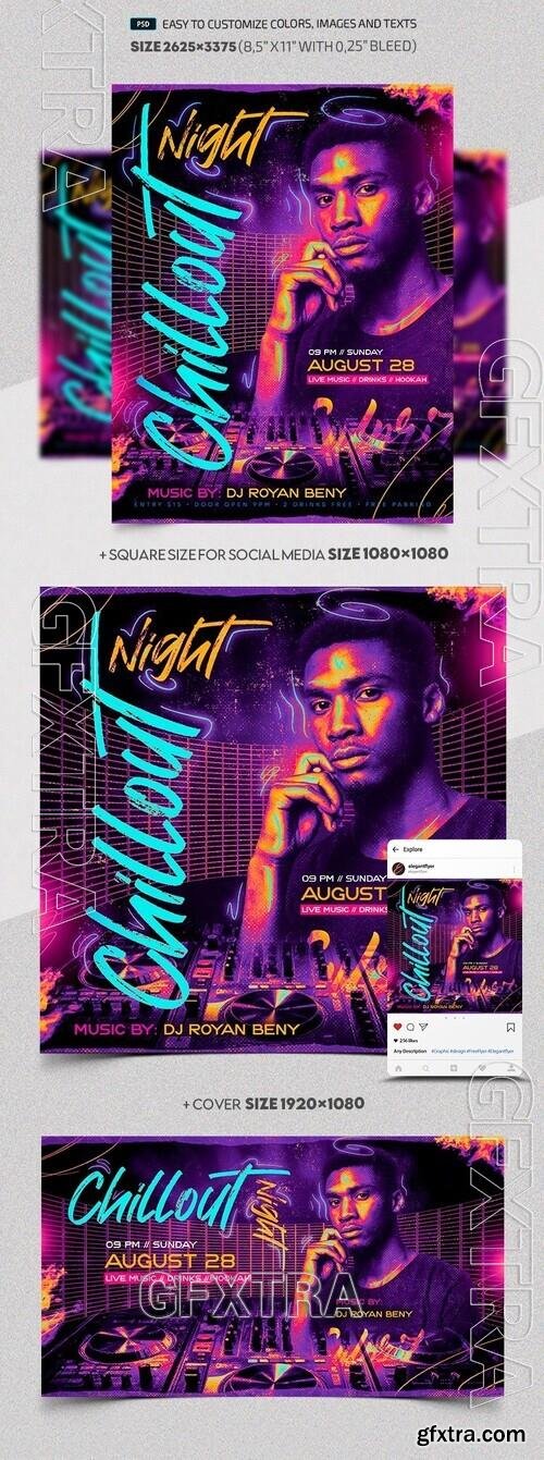 Chillout - Premium Flyer template (PSD)