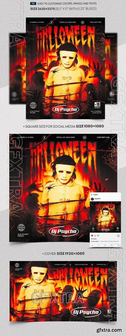 Halloween Event - Premium Flyer template (PSD)