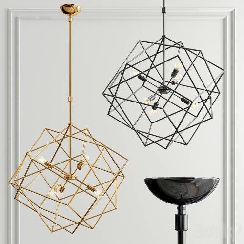 '3dsky Pro - Currey & company chandelier'