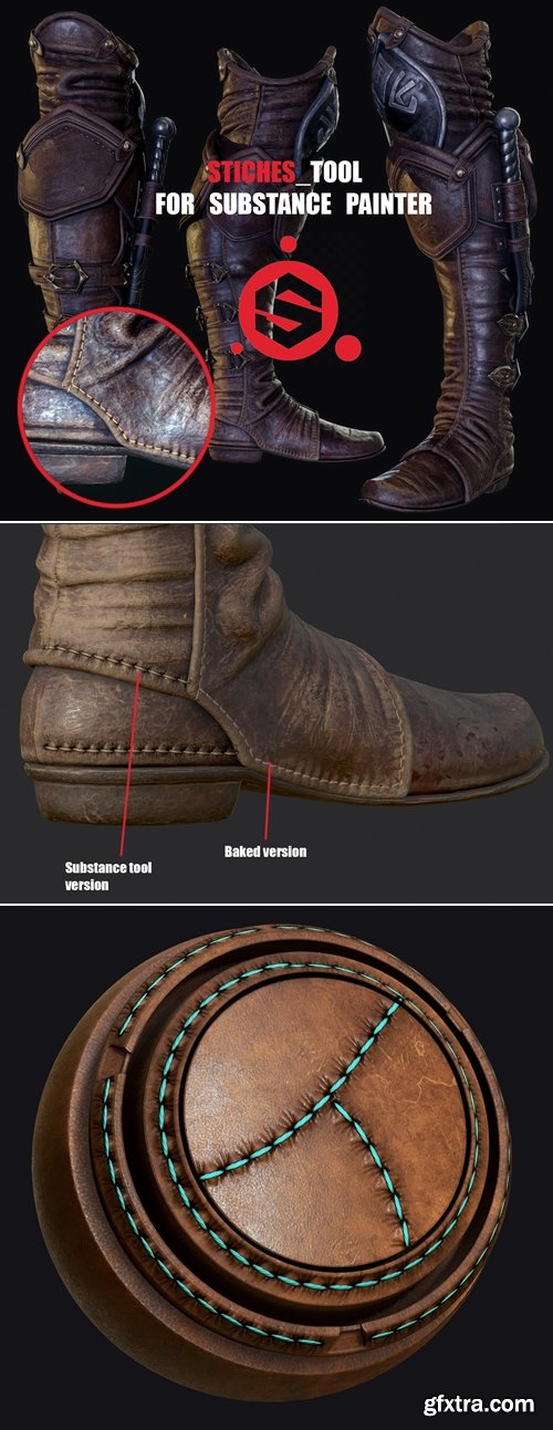 ArtStation - Stiching Tool For Substance Painter