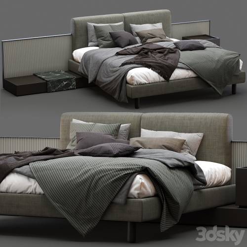 '3dsky Pro - Meridiani Bed CLIFF'