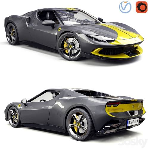 '3dsky Pro - Ferrari 296 GTB'