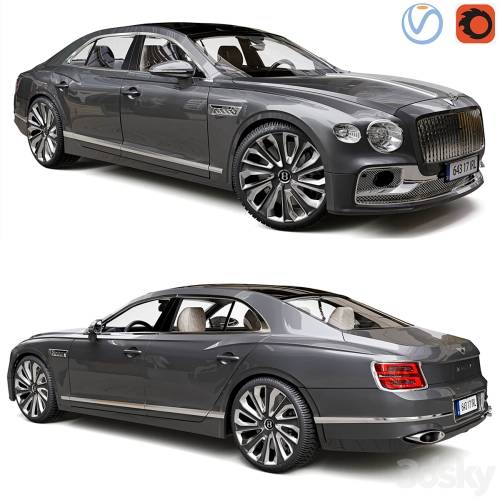 '3dsky Pro - Bentley Flying Spur Mulliner 2022' '3dsky Pro - Bentley Flying Spur Mulliner 2022'
