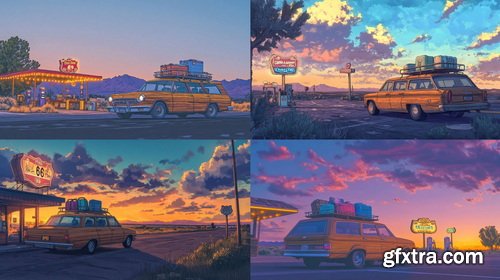 419 Midjourney Prompts with Sref Codes for Car Art