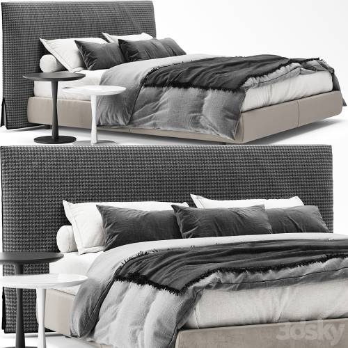 '3dsky Pro - Poliform bruce bed'