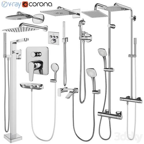 '3dsky Pro - Faucets and shower systems Grohe and IDEAL standard set 146'