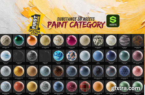 Substance Materials - Paint category +200 Materials