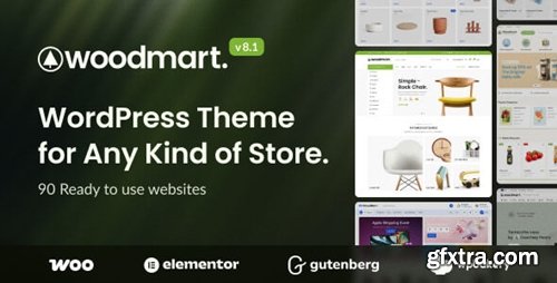 Themeforest - WoodMart v8.1 - Responsive WooCommerce Wordpress Theme 20264492 - nulled