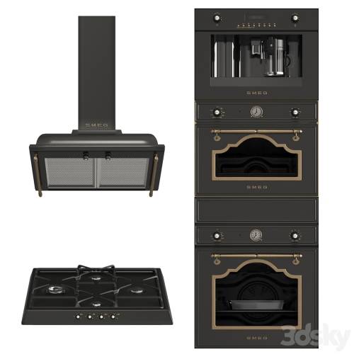 '3dsky Pro - Smeg Cortina Black'