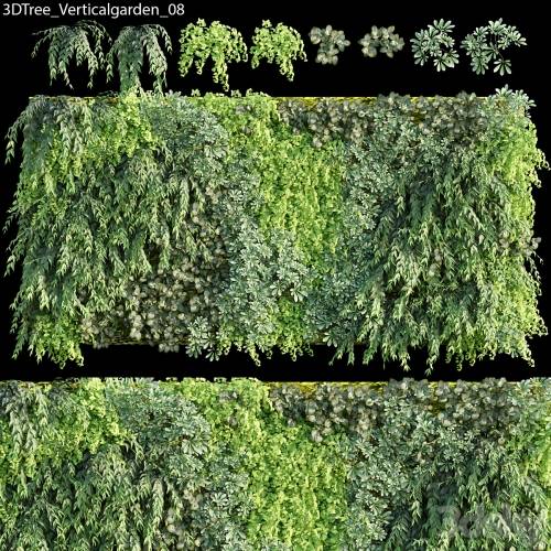 '3dsky Pro - Verticalgarden - Green wall 08'