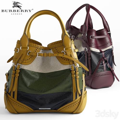 '3dsky Pro - Burberry Whipstitch Bag'