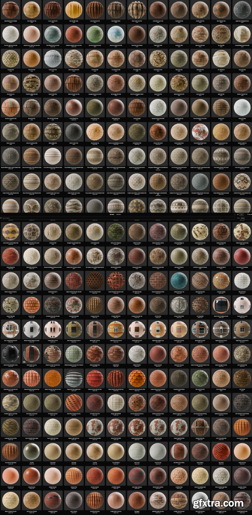 Substance Materials - Terracotta category 200+ materials