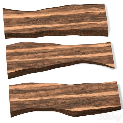 '3dsky Pro - Slabs of wood.'