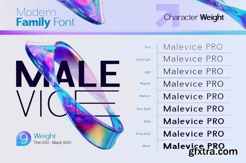 CreativeMarket - Malevice Pro Font