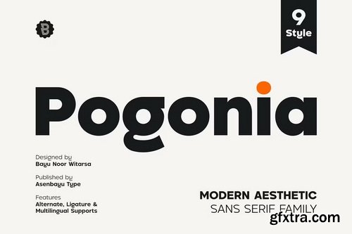 CreativeMarket - Pogonia - Modern Font Family