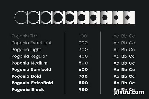 CreativeMarket - Pogonia - Modern Font Family