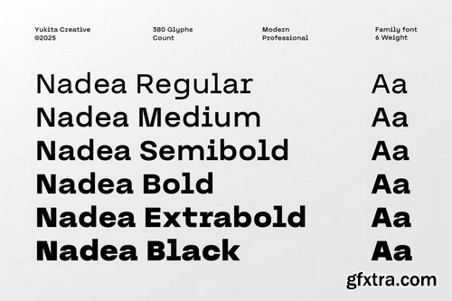 Nadea Font Family